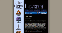 Desktop Screenshot of greylabyrinth.com
