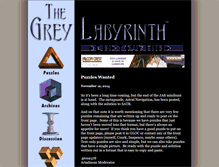 Tablet Screenshot of greylabyrinth.com